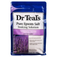 Dr Teal's Soaking Solution, Pure Epsom Salt, Soothe & Sleep with Lavender