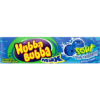 Hubba Bubba Bubble Gum, Sour Blue Raspberry, Max - 5 Each 