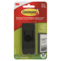 Command Picture Hanging Strips, Large - 4 Each 