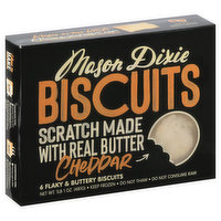 Mason Dixie Biscuits, Cheddar - 6 Each 