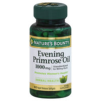 Nature's Bounty Evening Primrose Oil, 1000 mg, Rapid Release Softgels - 60 Each 