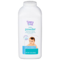 Tippy Toes Baby Powder, Pure Cornstarch - 15 Ounce 