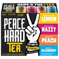 Peace Hard Tea Hard Tea, Assorted - 12 Each 