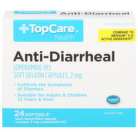 TopCare Anti-Diarrheal, 2 mg, Softgels - 24 Each 