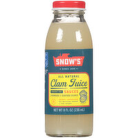 Snow's All Natural Clam Juice - 8 Ounce 