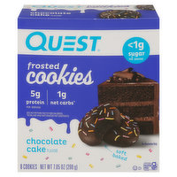 Quest Cookies, Frosted, Chocolate Cake Flavor - 8 Each 