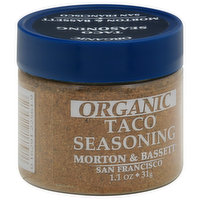 Morton & Bassett Taco Seasoning, Organic - 1.1 Ounce 