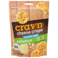 Crav'n Flavor Cheese Crisps, Gluten Free, Parmesan - 2.12 Ounce 