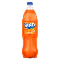 Fanta  Orange Soda Fruit Flavored Soft Drink - 1.25 Litre 