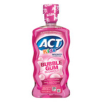 ACT Fluoride Rinse, Anticavity, Bubble Gum Blowout - 16.9 Ounce 