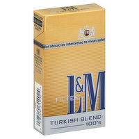 L M Cigarettes, Filter, Turkish Blend, 100's - 20 Each 