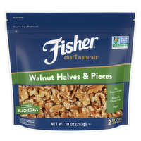 Fisher Walnuts Halves & Pieces - 10 Ounce 