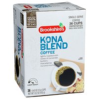 Brookshire's Single Serve Coffee Cups - Kona Blend Light Roast - 36 Each 