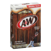 A&W Drink Mix Packets, Sugar Free, Root Beer, On the Go