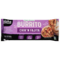 Alpha Burrito, Plant-Based, Chik'n Fajita