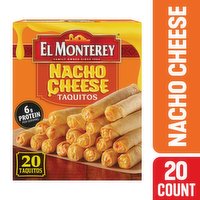 El Monterey Taquitos, Nacho Cheese - 20 Each 