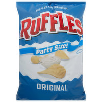 Ruffles Potato Chips, Original, Party Size - 13 Ounce 
