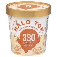 Halo Top Ice Cream, Light, Sea Salt Caramel