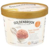 Goldenbrook Ice Cream, Premium, Dutch Chocolate Almond