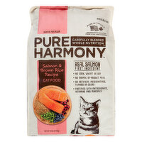 Pure Harmony Cat Food, Super Premium, Salmon & Brown Rice Recipe - 12 Pound