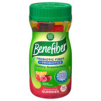Benefiber Prebiotic Fiber + Probiotics, Gummies, Assorted Fruit
