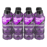 Powerade Sports Drink, Grape - 8 Each 