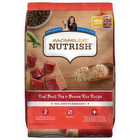 Rachael Ray Nutrish Dog Food, Real Beef, Pea & Brown Rice Recipe, Adult - 14 Pound 