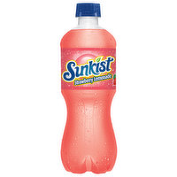 Sunkist Soda, Strawberry Lemonade - 20 Fluid ounce 