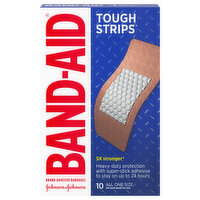 Band-Aid Adhesive Bandages, All One Size - 10 Each 