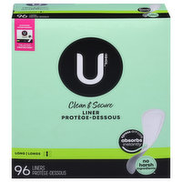 U by Kotex Liners, Long - 96 Each 