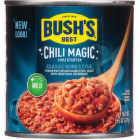 Bush's Best Chili Starter, Mild, Classic Homestyle - 15.5 Ounce 