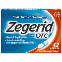 Zegerid Heartburn, Capsules - 42 Each