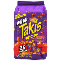 Takis Tortilla Chips, Fuego, Extreme, Bite Size, Mini - 25 Each 