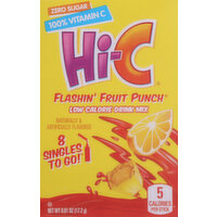 Hi-C Drink Mix, Low Calorie, Flashin' Fruit Punch