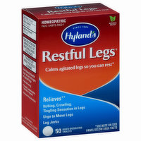 Hyland's Restful Legs, Homeopathic, Quick-Dissolving Tablets - 50 Each 