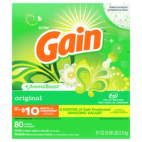 Gain Powder Detergent, Original, Ultra - 80 Each 