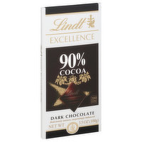 Lindt Dark Chocolate, 90% Cocoa - 1 Each 