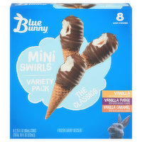 Blue Bunny Frozen Dairy Dessert, The Classics, Variety Pack - 8 Each