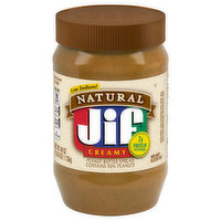 Jif Peanut Butter Spread, Low Sodium, Natural, Creamy - 40 Ounce 