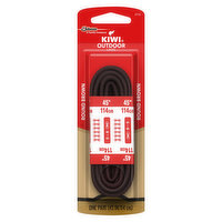 Kiwi Outdoor Laces, Round Brown, 45 Inch - 1 Each 