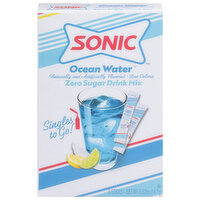 Sonic Drink Mix, Zero Sugar, Ocean Water, Singles to Go! - 6 Each 