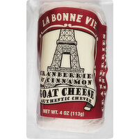 La Bonne Vie Goat Cheese, Cranberries & Cinnamon - 4 Ounce 