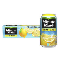 Minute Maid Lemonade Made W/ Real Lemons, 12 fl oz, 12 Ct - 12 Each 