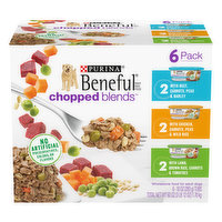 Beneful High Protein Wet Dog Food Variety Pack, Chopped Blends - 6 Each 
