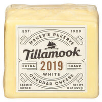 Tillamook Cheese, Extra Sharp White Cheddar, 2019, Maker's Reserve