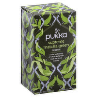 Pukka Green Tea, Organic, Supreme Matcha Green, Sachets - 20 Each 