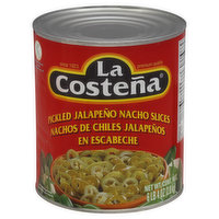 La Costena Jalapeno Nacho Slices, Pickled - 100 Ounce 