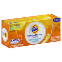 Tide Washing Machine Cleaner, Pouches - 3 Each 