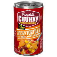 Campbell's Chunky Soup, Chicken Tortilla with White Meat Chicken - 18.6 Ounce