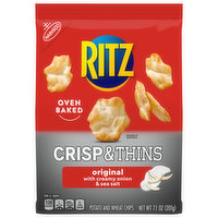 RITZ RITZ Crisp and Thins Original with Creamy Onion and Sea Salt Chips, 7.1 oz